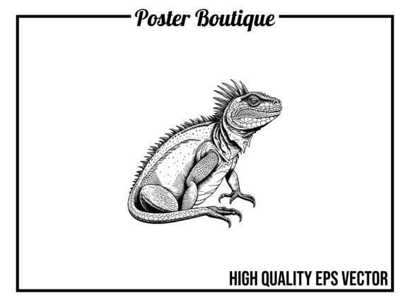 Bring the Wild to Your Design Projects with Iguana Vectors