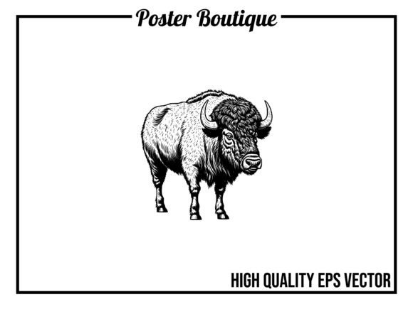 Buffalo Wild Animal Vector EPS: A Designer’s Asset