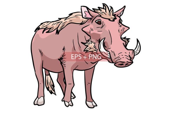 Capturing Character: The Warthog Animal Illustration for Designers