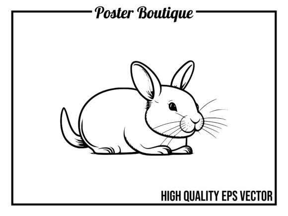 Charming Chinchilla Wild Animal Icon Vector EPS for Creative Projects