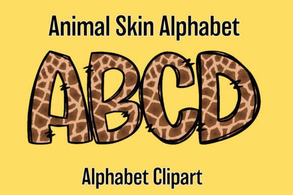 Safari Animal Alphabet Doodle Giraffe2: A Playful Font for Creative Projects