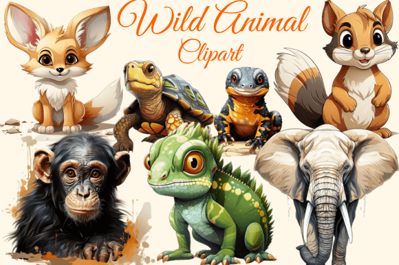 Wild Animal Clipart: Infusing Natural Energy into Modern Design